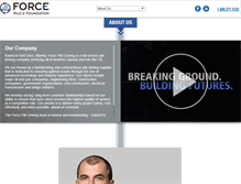 Tablet Screenshot of forcepile.com